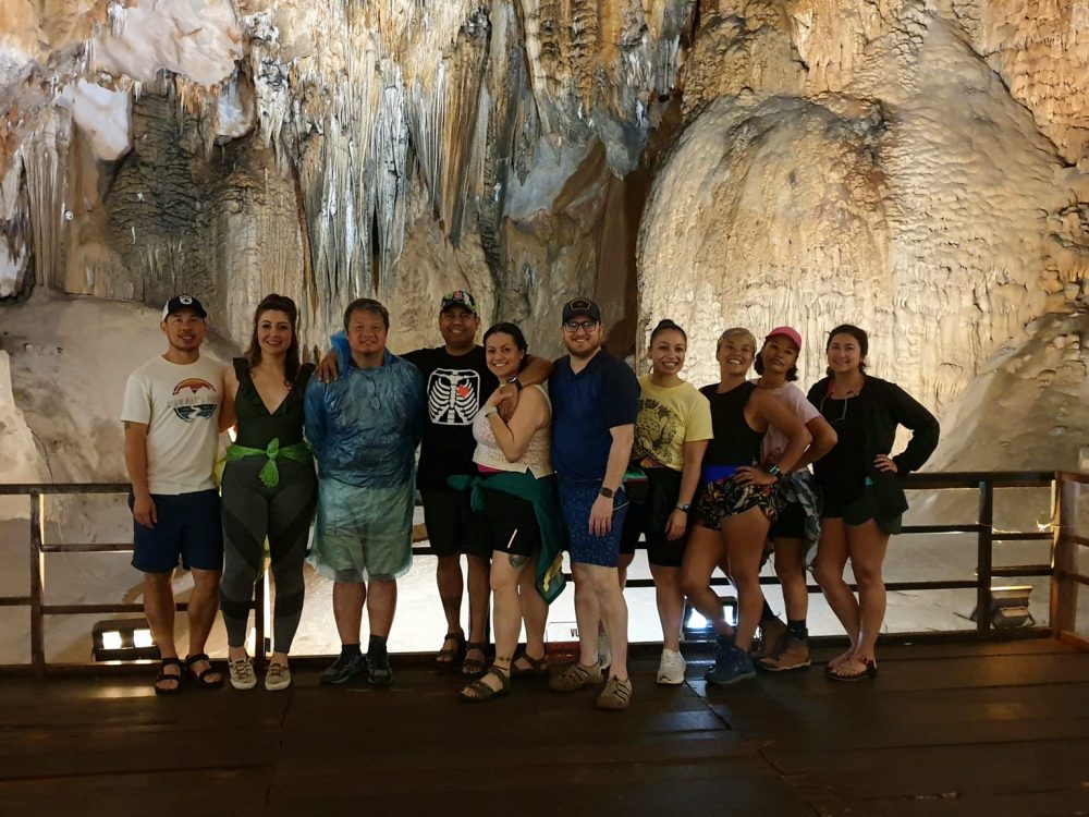 Travelers at Paradise Cave © 2024 V-Explorer® All rights reserved.