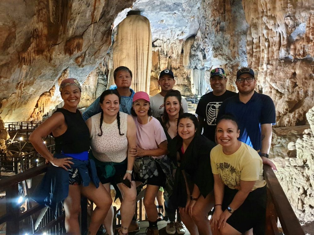 Travelers at Paradise Cave © 2024 V-Explorer® All rights reserved.